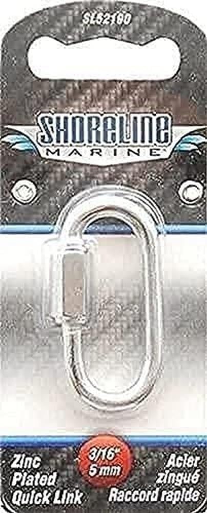 Shoreline Marine Plated Quick Link front view chain connector