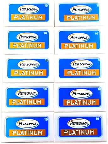 Ten individual ten blade dispensers of premium German made Personna safety razor blades