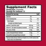 Ocuvite gummy multivitamin for eyes side profile view