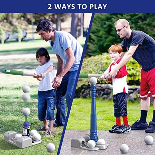 Child playing with Qdragon automatic pitching baseball machine