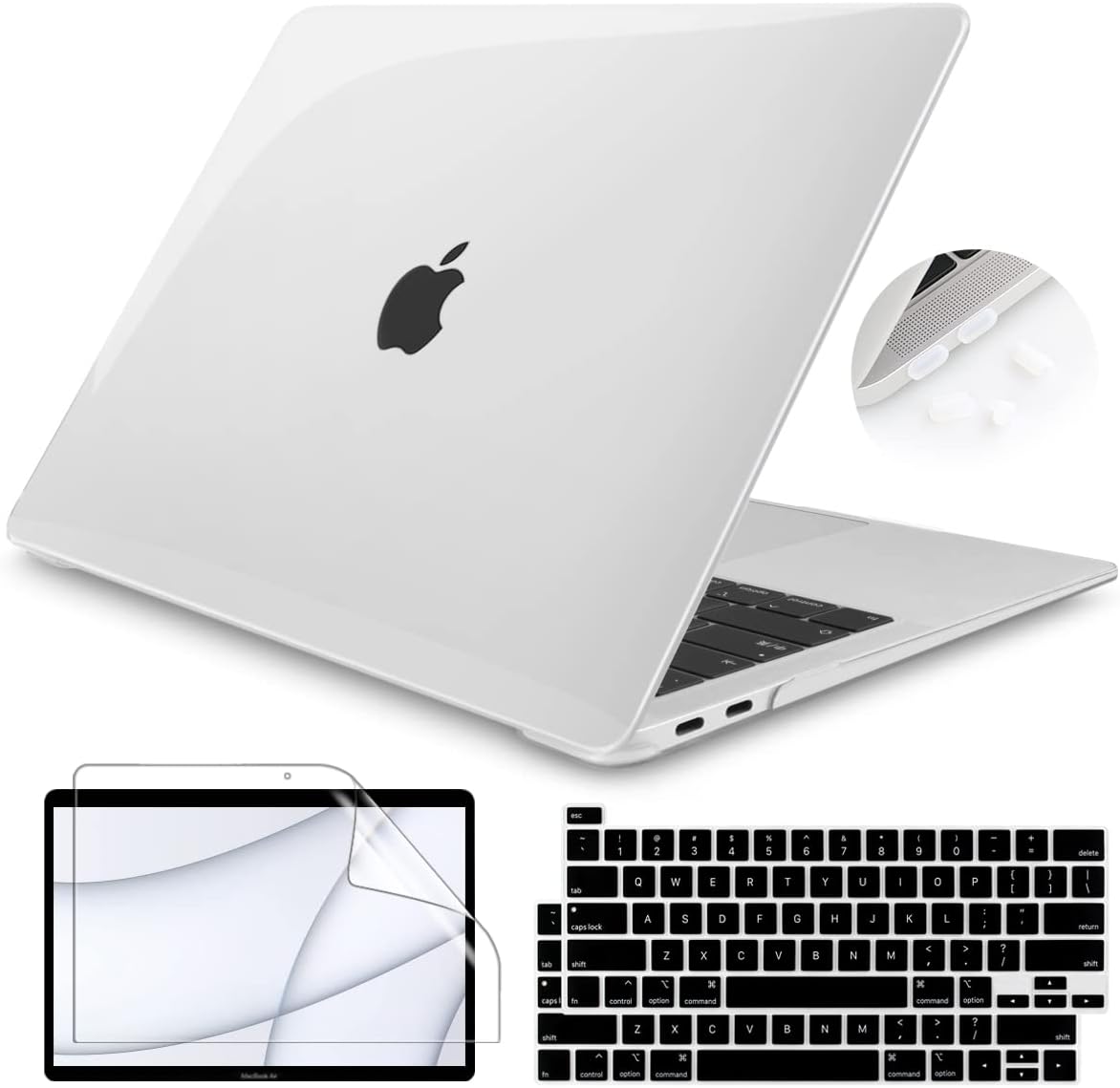 Teryeefi Case Cover for MacBook Pro 13 Inch 2022 2021 2020 2019 2018 2017 2016 Release A2338 M2 M1 A2289 A2251 A2159 A1989 A1706, Frosted Hard Shell +Keyboard Cover Skin + Screen Protector, Chalk Pink - Image 13