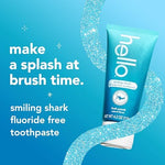 Hello kids toothpaste fruit punch flavor 4.2 ounce tube close up