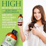 NutriNoche high bioavailability liquid copper sublingual supplement bottle close up details