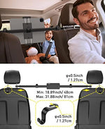 Tryone universal headrest cradle holding a large tablet screen