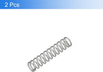 Uxcell open coil pressure springs close up