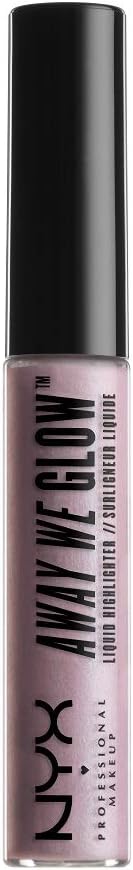 NYX Professional Makeup Away We Glow Liquid Highlighter State of Flux front view cosmetic bottle