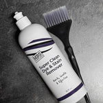 MBS Supplies super clean dye remover packaging details and directions