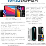 ZARMST 4 in 1 premium media backup drive packaging showing authentic sky blue electronic accessory layout