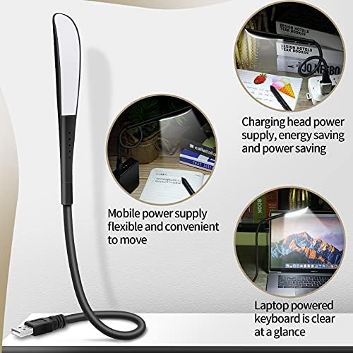 Zonon travel friendly mini desktop lamp folded compactly next to a backpack to demonstrate its lightweight portability.