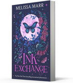 Ink Exchange book spine and back cover layout