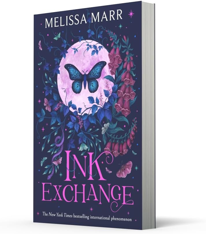 Ink Exchange book spine and back cover layout
