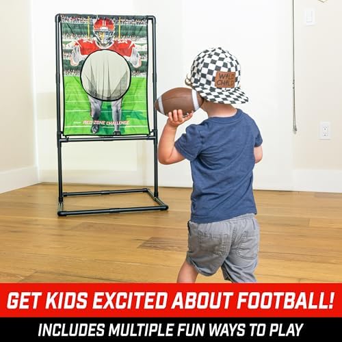 GoSports portable arcade style football game being assembled without tools