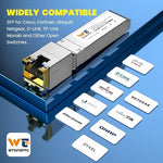 Wtsfoptc Ethernet CAT6a transceiver 2-pack packaging