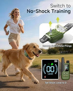 HapTop IPX8 waterproof receiver collar showing contact points and silicone covers