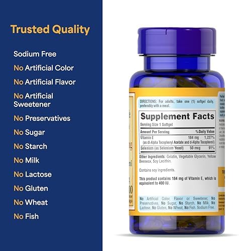 Authentic imported USA packaging of Puritan's Pride immune system support supplement on a clean background