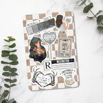 Appalachian Artisans holographic book themed stationary gift item for romance readers.