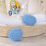 Nellie's Dryerballs packaging showing 2 count set for home use