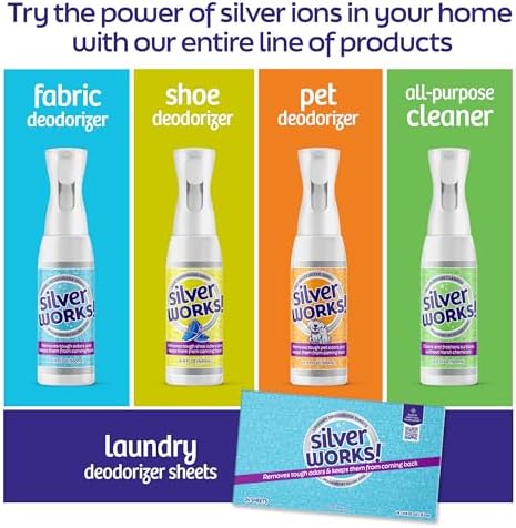 SilverWorks! odor eliminating laundry balls with essential oil drops applied to the surface