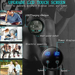 Elefor athlete muscle massager being stored inside its sleek portable zippered carrying case.
