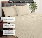 Royale Linens separate full size cooling flat sheet neatly folded on a bed