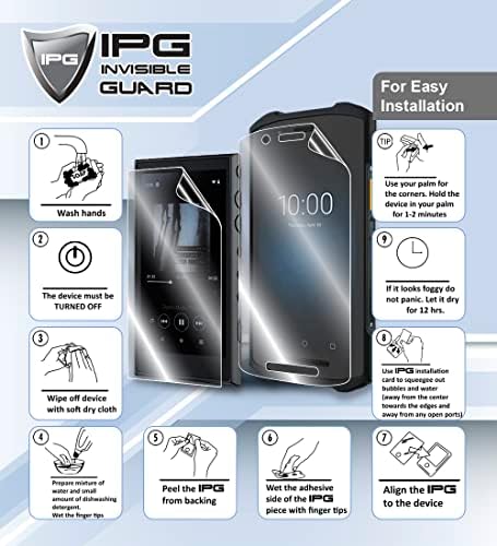 Invisible scratch resistant film for ICOM radio display