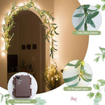 Waterproof IP44 battery compartment box and flexible wire branch design shown in detail for outdoor balcony decorating ideas.