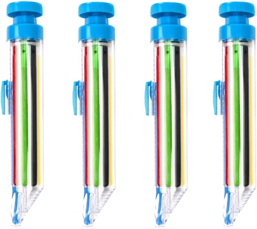 8-in-1 Retractable Rotating Crayon 15cm/5.91in Push Style Colored Graffiti Pens Painting Pencil Tool for Artists DIY Art Writing Drawing (4PCS, Green) - Image 14