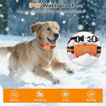 HRRVEE adjustable electronic training collar on small medium and large dogs