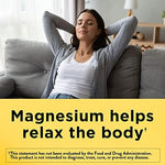 Nature Made Magnesium oxide mineral supplement bottle placed on a clean surface