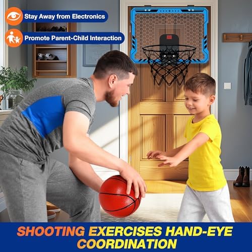Included accessories: four mini basketballs and pump for Ropoda hoop