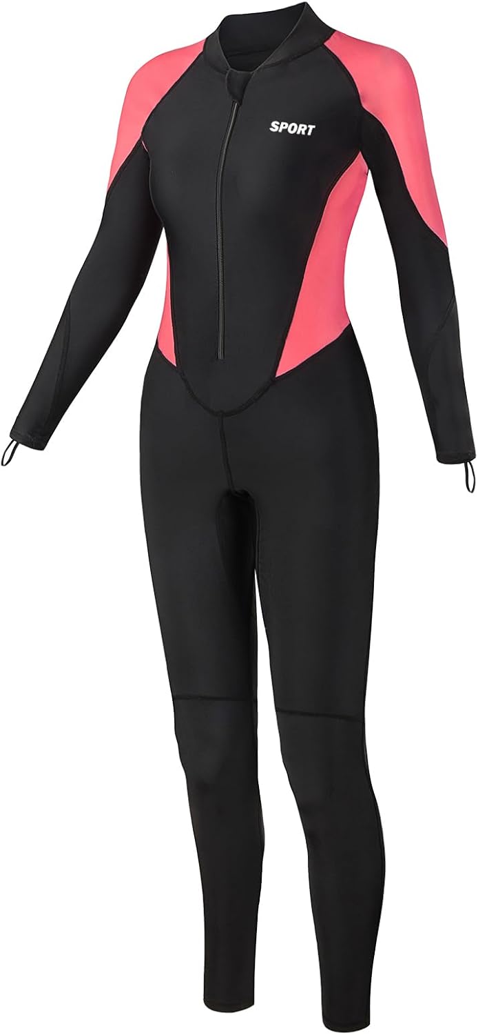 Dive Skins Women Men Suit Thin Full Body Swimsuit for Surfing Swim | One Piece Rash Guard Quick Dry UV Protection 1mm Swimwear for Family Beach Trip Snorkel Scuba Kayak Canoeing Water Sport - Image 11