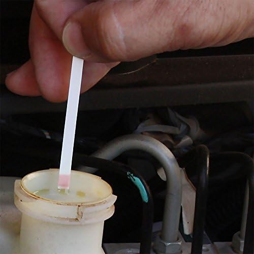 Engine coolant acidity and freeze point testing kit fifteen count pack