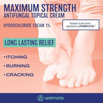 Welmate antifungal cream for ringworm and jock itch relief packaging details