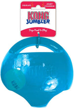 Side view of KONG Jumbler Ball with durable handles