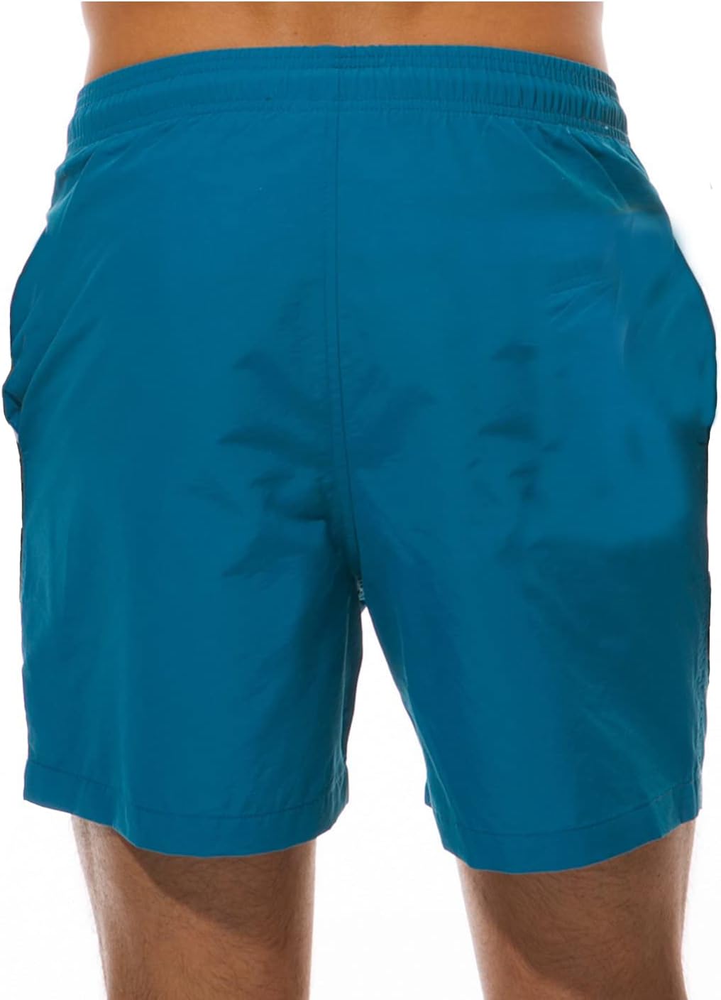 Emosua novelty prank swim shorts flat lay