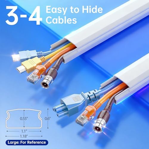 Delamu Cable Management Kit showcasing three to four wires organized inside