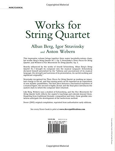 Works for String Quartet (Dover Chamber Music Scores) - Image 3