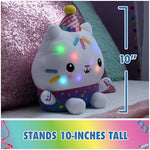 Close up of Cakey Cat plush sprinkle details