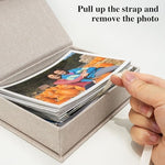 Yopih photo storage box holding organized 4x6 pictures