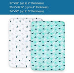 Pack and Play Sheets Fitted, Mini Crib Sheets 2 Pack, Playard Sheets Compatible with Graco Pack n Play, Ultra Soft Breathable Material, Dinosaurs - Image 7