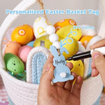 OIASKET premium cotton rope basket filled with festive toys and sweets for toddlers.