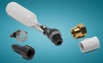 Little Giant pond water fill valve side profile and adjustable arm