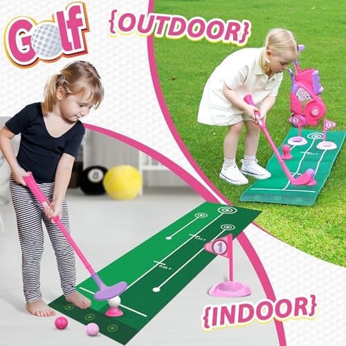 Full contents of the Liberry toddler golf toy package