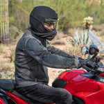 Headwind adjustable convertible neck extension pinned up for summer ventilation
