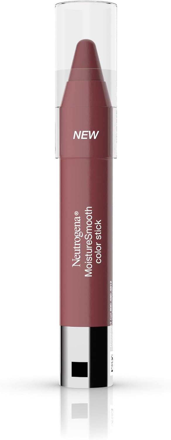 Neutrogena MoistureSmooth Color Stick for Lips, Moisturizing and Conditioning Lipstick with a Balm-Like Formula, Nourishing Shea Butter and Fruit Extracts, 80 Rich Raisin,.011 oz - Image 12