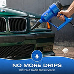 BLO Car Dryer AIR S warm filtered air blowing on car paintwork