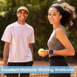 8 piece sports wristband set for men and women