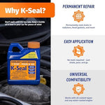 USA imported K-Seal coolant additive for fixing cracked water pump casings and freeze plugs