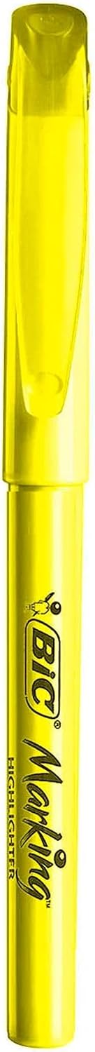 Box packaging of BIC Brite Liner Highlighters showing 12-count quantity
