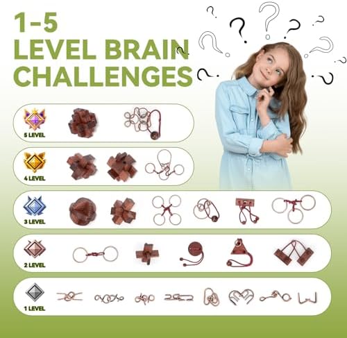 Open plastic Easter egg revealing a miniature metal IQ test puzzle game inside.